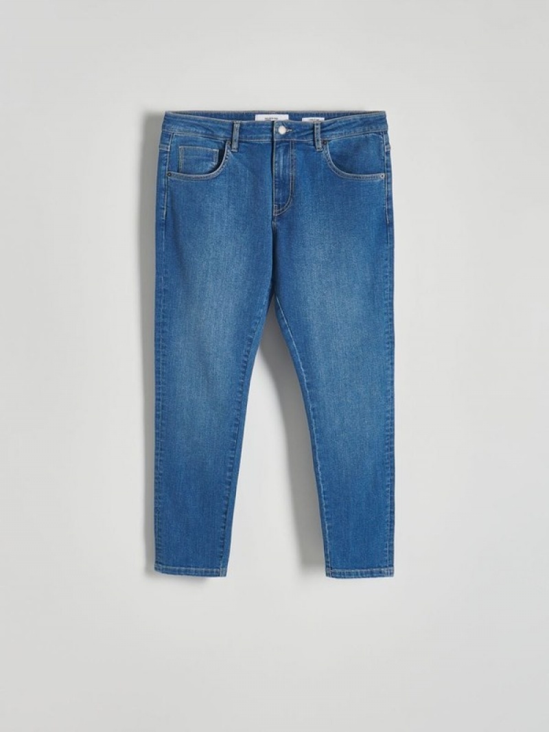 Reserved Carrot Slim Jeans Heren Blauw | KNCPS-7698