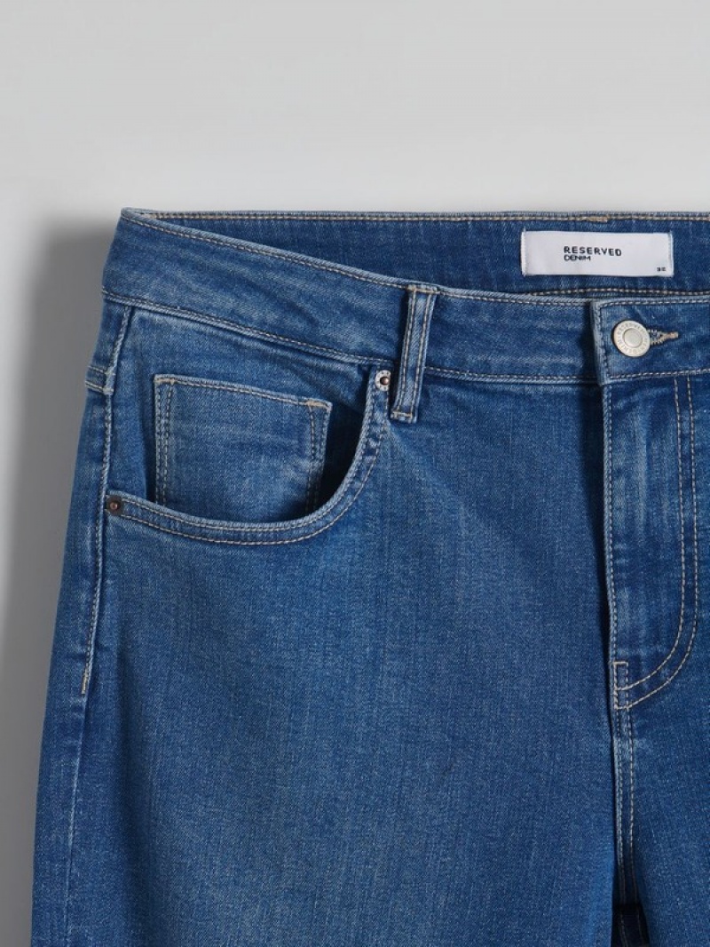 Reserved Carrot Slim Jeans Heren Blauw | KNCPS-7698