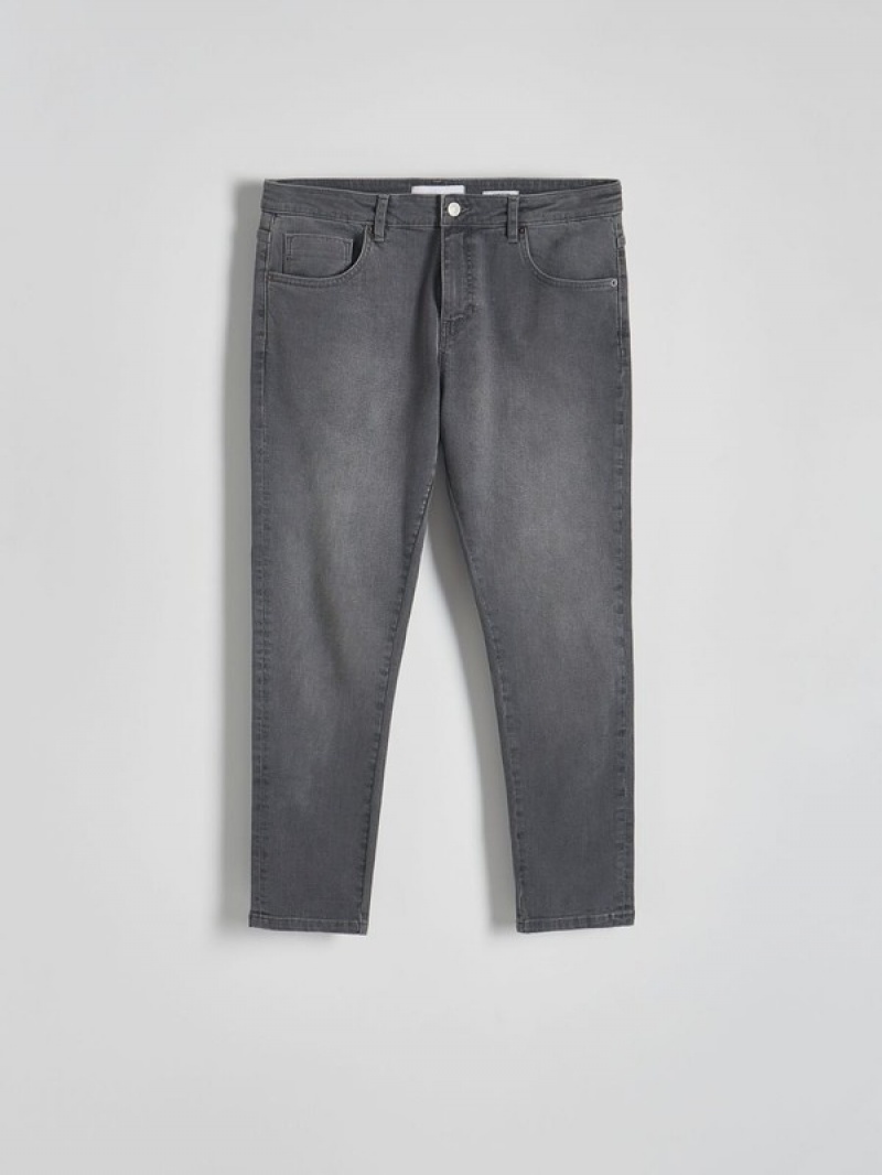 Reserved Carrot Slim Jeans Heren Lichtgrijs | FEYZV-5847