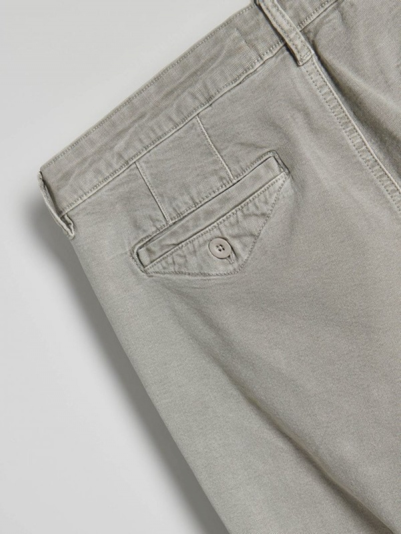 Reserved Chino Broek Heren Lichtgrijs | DYMUV-0249