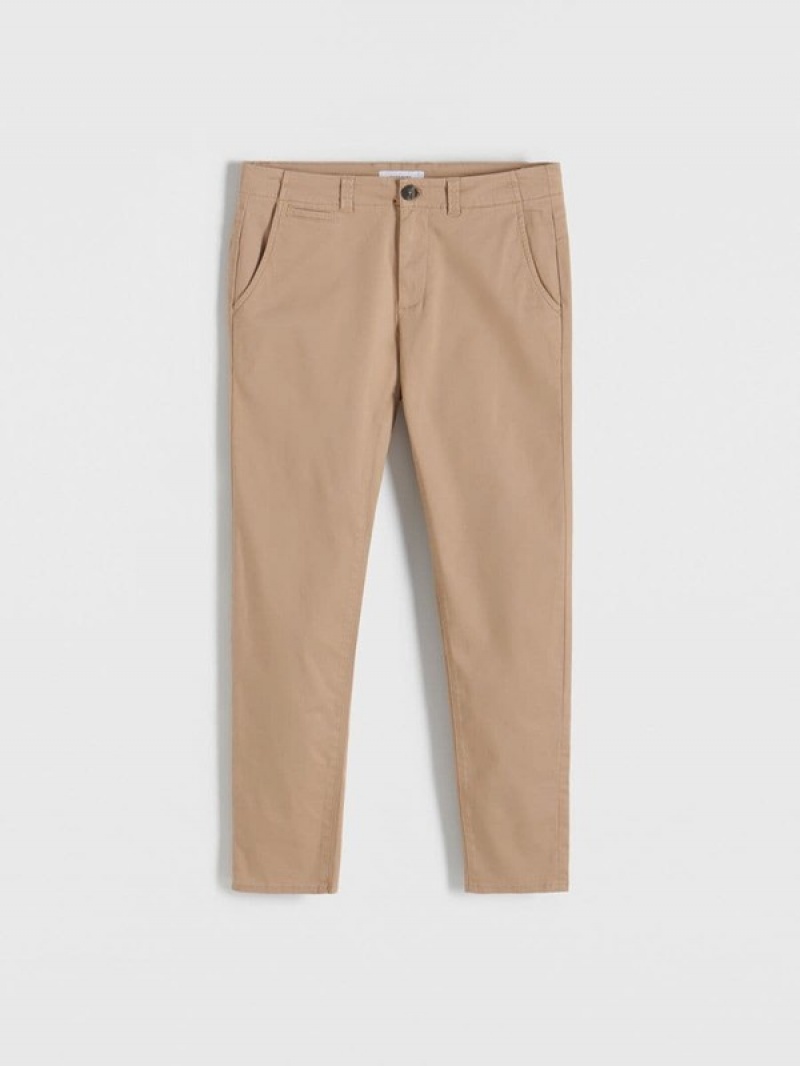 Reserved Chino Slim Fit Broek Heren Beige | MJXLR-1496