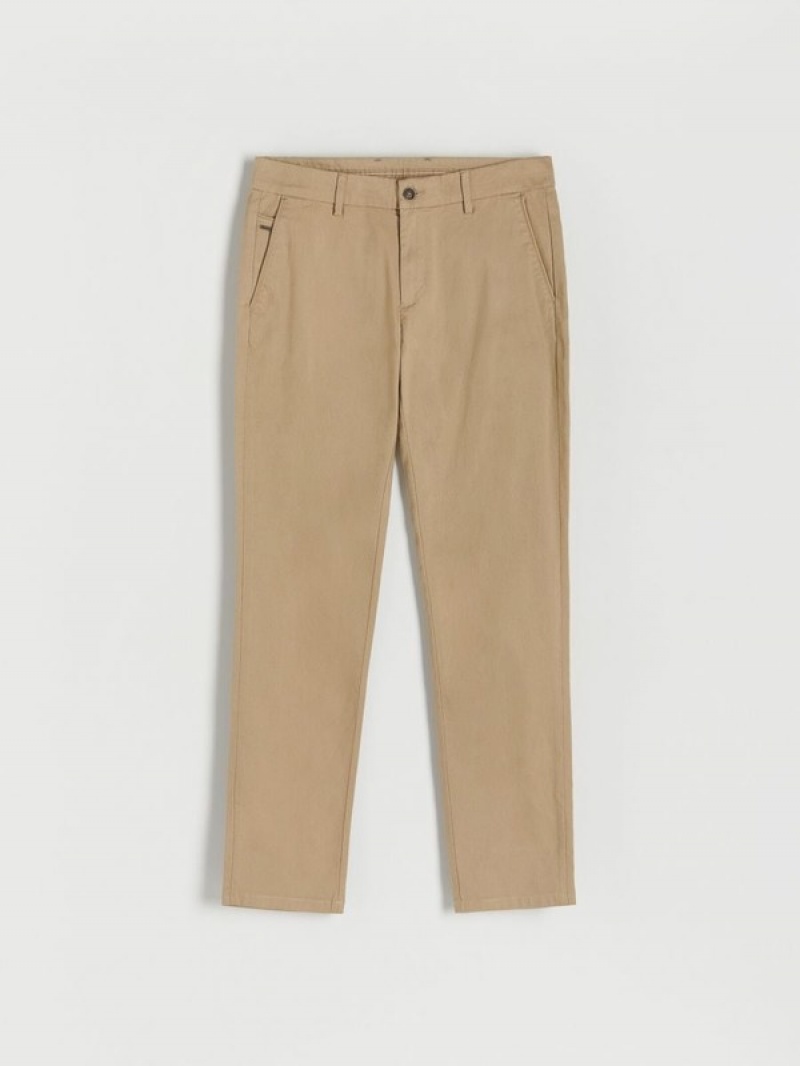 Reserved Chino Slim Fit Broek Heren Beige | IKNVM-3540