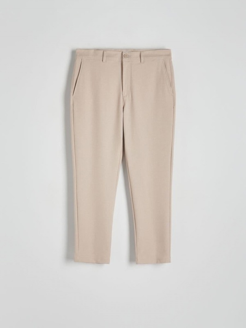 Reserved Chino Slim Fit Broek Heren Beige | SRQJV-8501