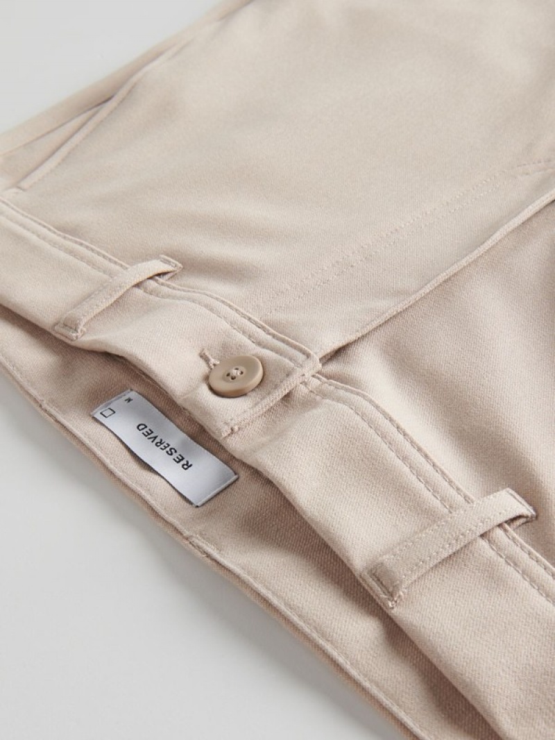 Reserved Chino Slim Fit Broek Heren Beige | SRQJV-8501