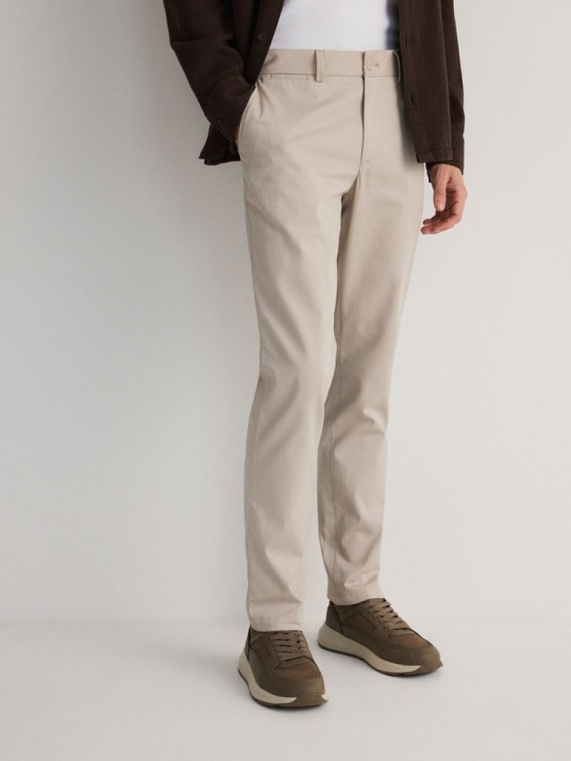 Reserved Chino Slim Fit Broek Heren Beige | SPKXR-7214