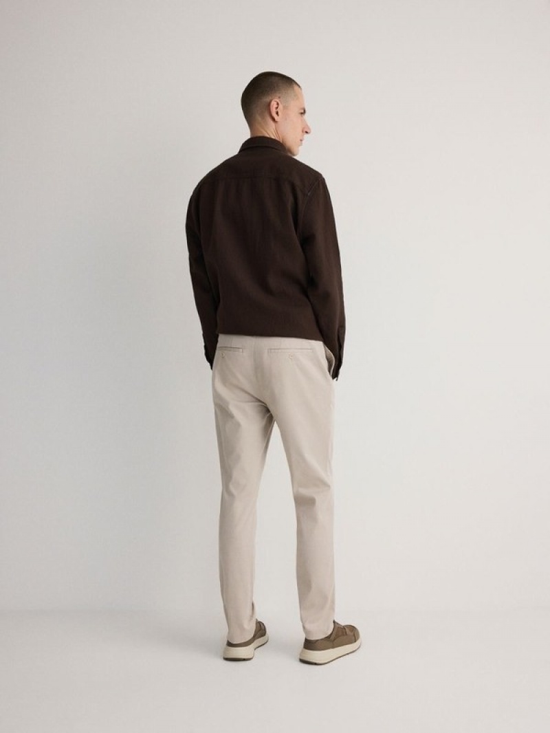 Reserved Chino Slim Fit Broek Heren Beige | SPKXR-7214