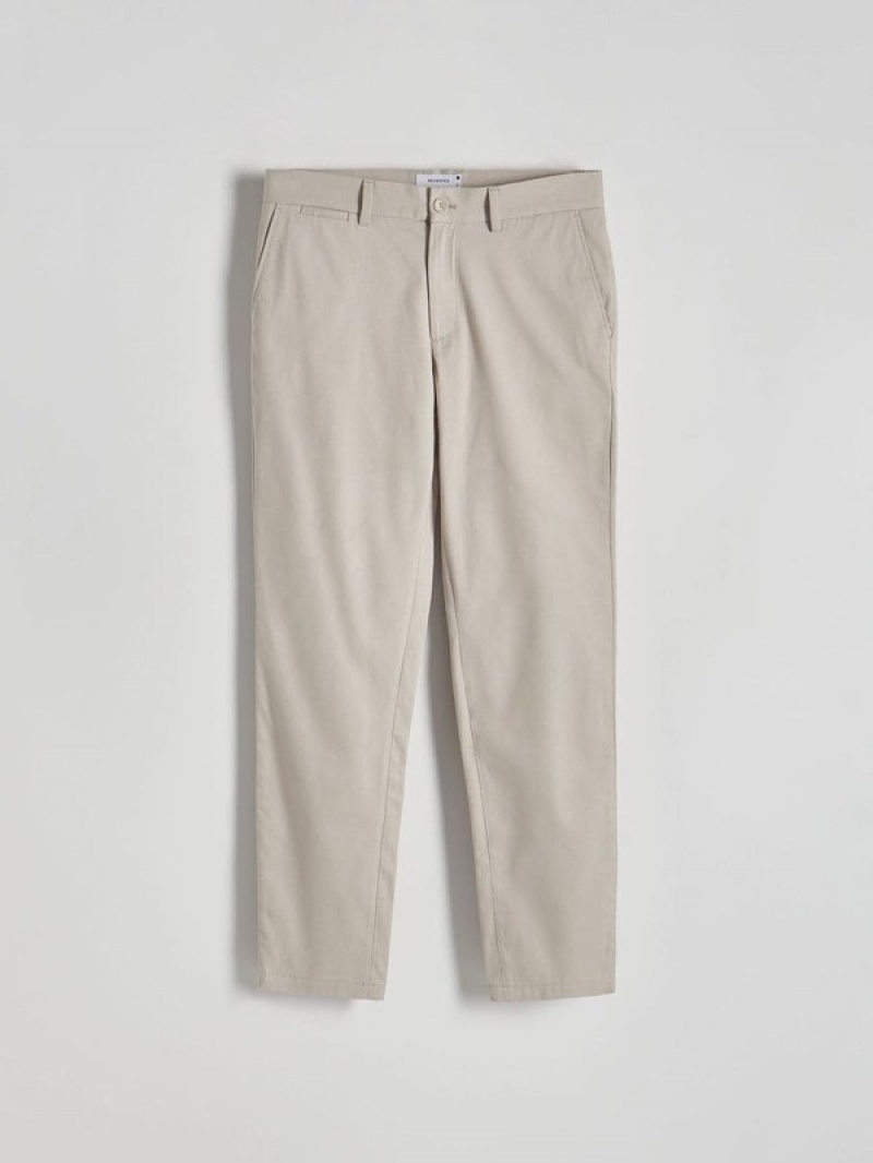 Reserved Chino Slim Fit Broek Heren Beige | SPKXR-7214