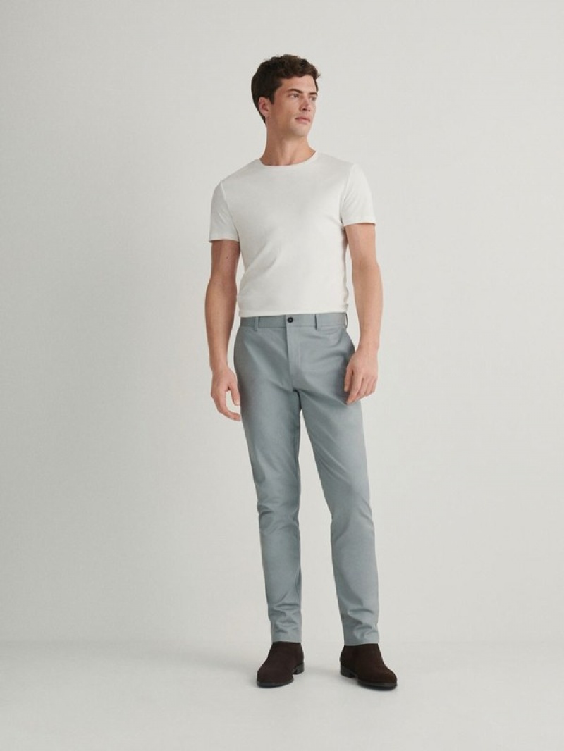 Reserved Chino Slim Fit Broek Heren Blauw | EGCAX-1684