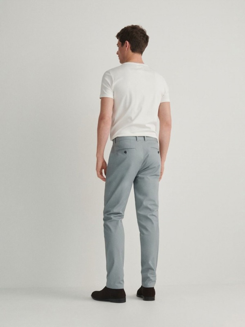 Reserved Chino Slim Fit Broek Heren Blauw | EGCAX-1684