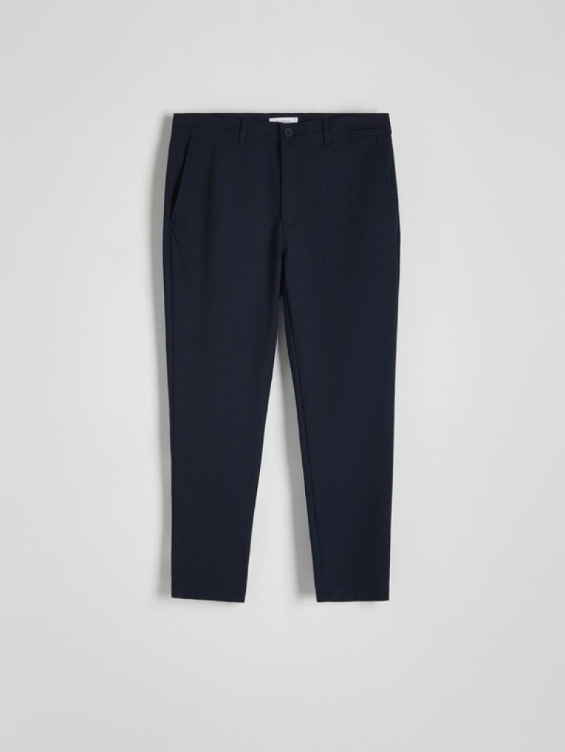 Reserved Chino Slim Fit Broek Heren Donkerblauw | XRCGM-3179