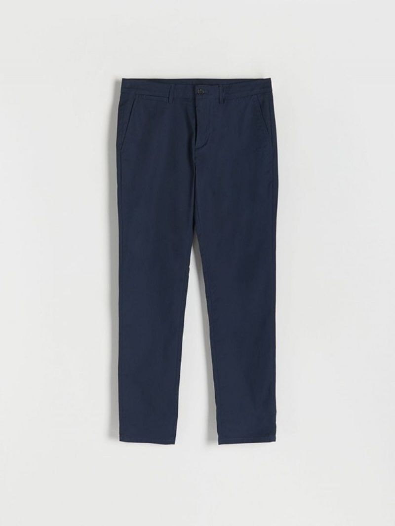 Reserved Chino Slim Fit Broek Heren Grijs Blauw | WZCMV-8319