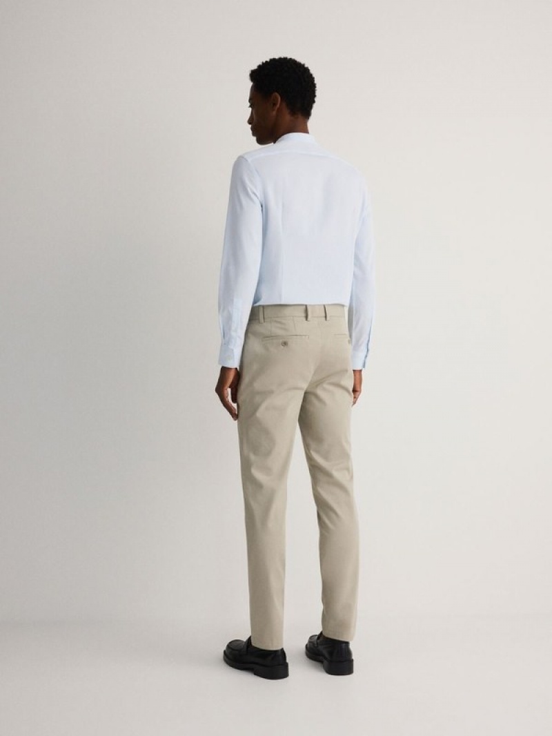 Reserved Chino Slim Fit Broek Heren Groen | TBULW-3750