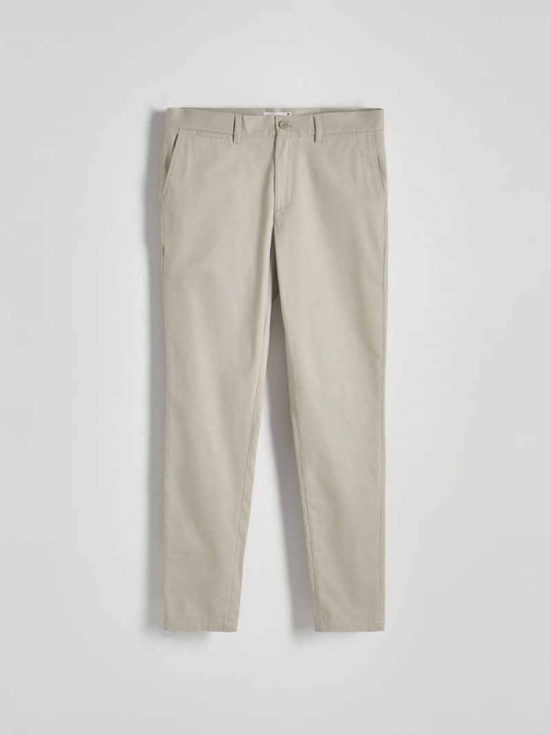 Reserved Chino Slim Fit Broek Heren Groen | TBULW-3750