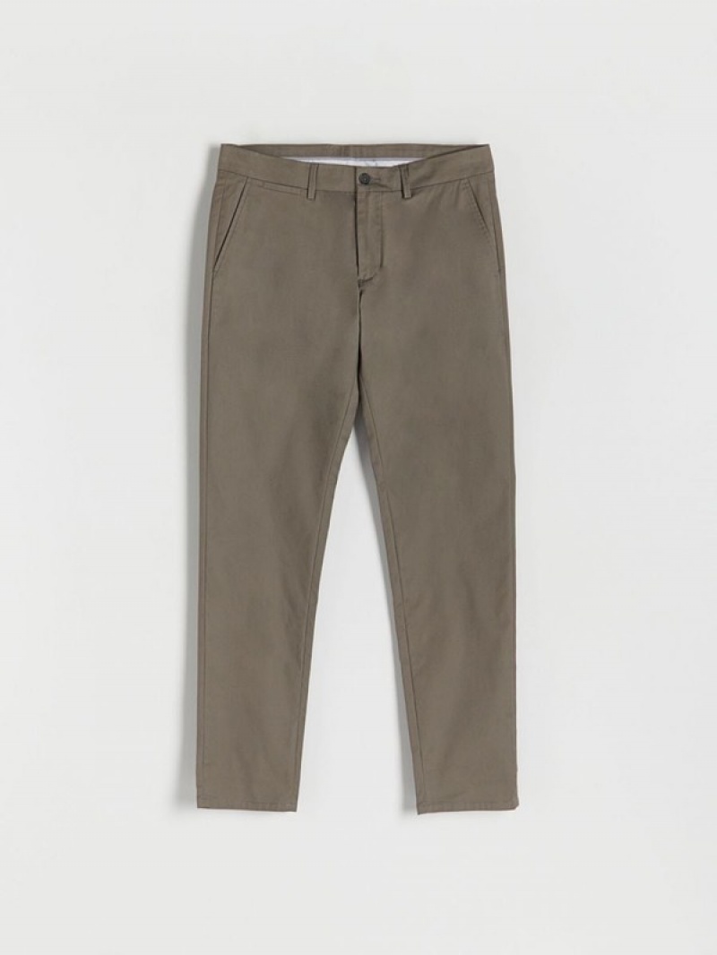 Reserved Chino Slim Fit Broek Heren Koffie | RMVTQ-8420