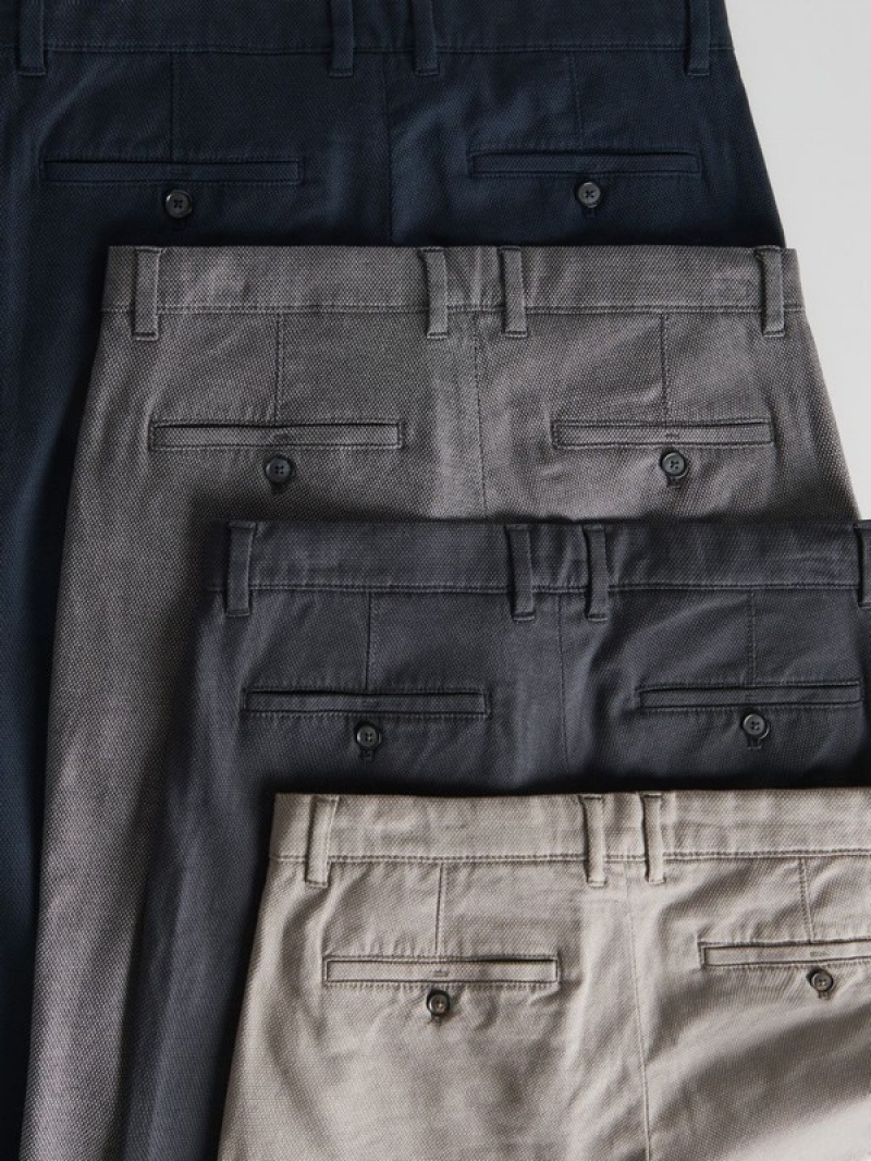 Reserved Chino Slim Fit Broek Heren Zwart | GKRMD-7689