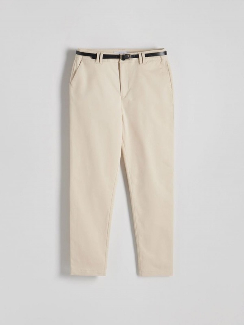 Reserved Chino With Broek Dames Beige | AMGFT-6037