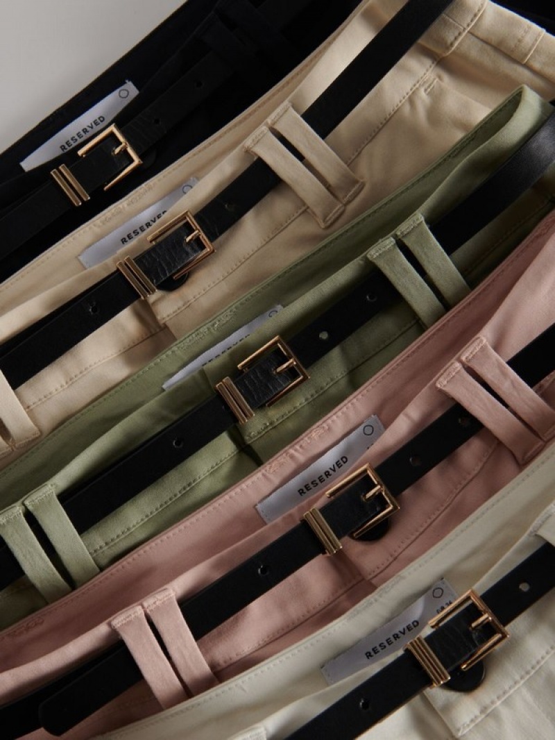 Reserved Chino With Broek Dames Beige | AMGFT-6037