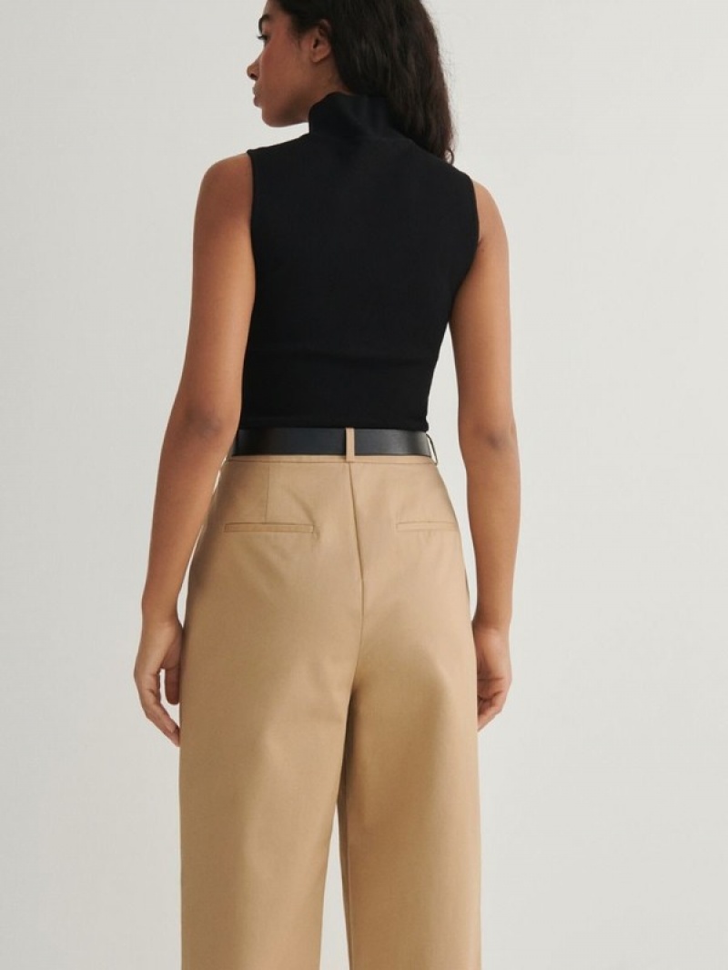 Reserved Chino With Broek Dames Beige | TCVWA-2809