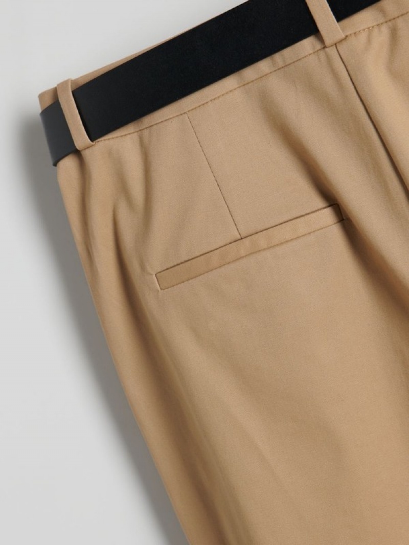 Reserved Chino With Broek Dames Beige | TCVWA-2809