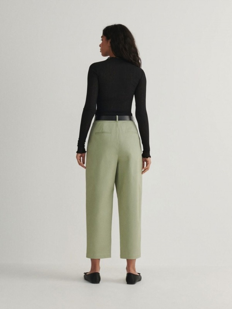 Reserved Chino With Broek Dames Groen | BVPSK-6915