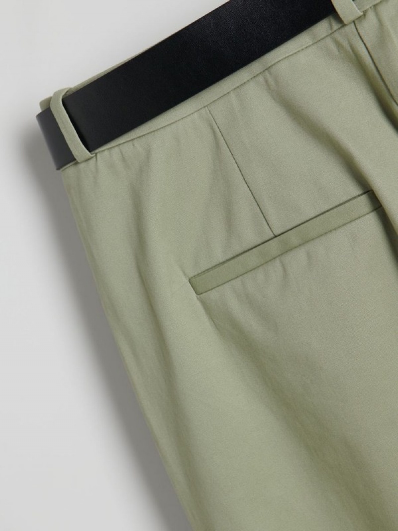 Reserved Chino With Broek Dames Groen | BVPSK-6915