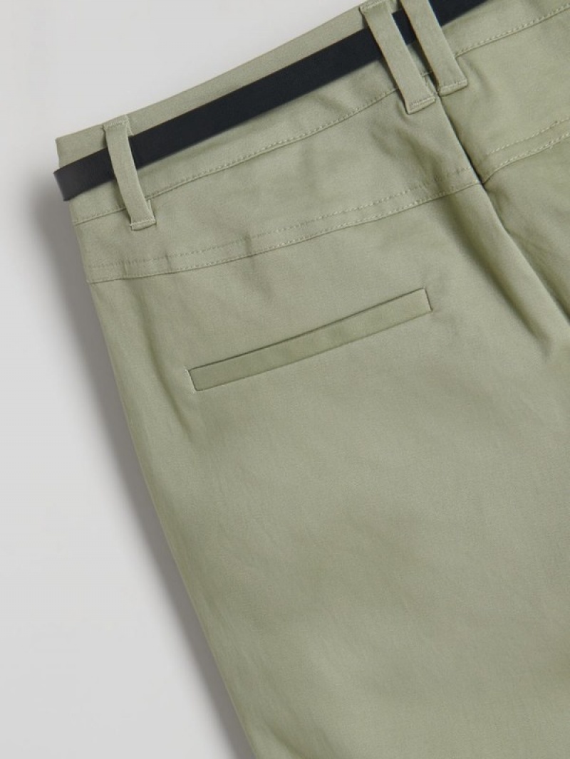 Reserved Chino With Broek Dames Groen | INFVZ-8164