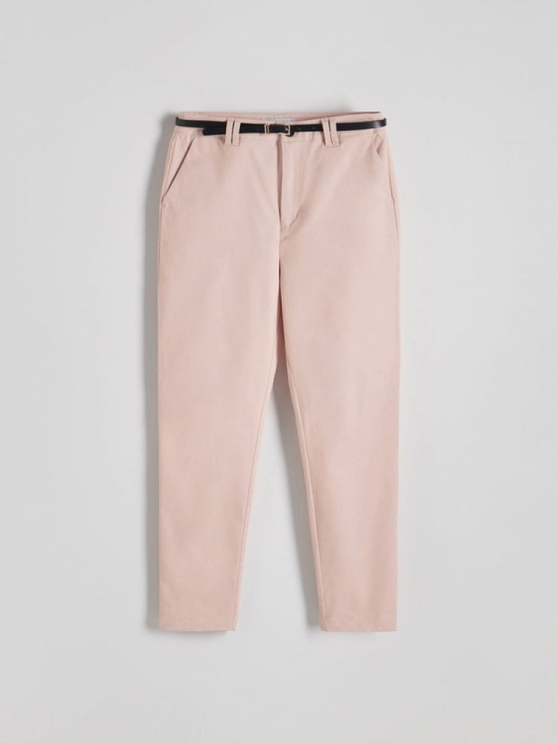 Reserved Chino With Broek Dames Roze | FKOQN-2740