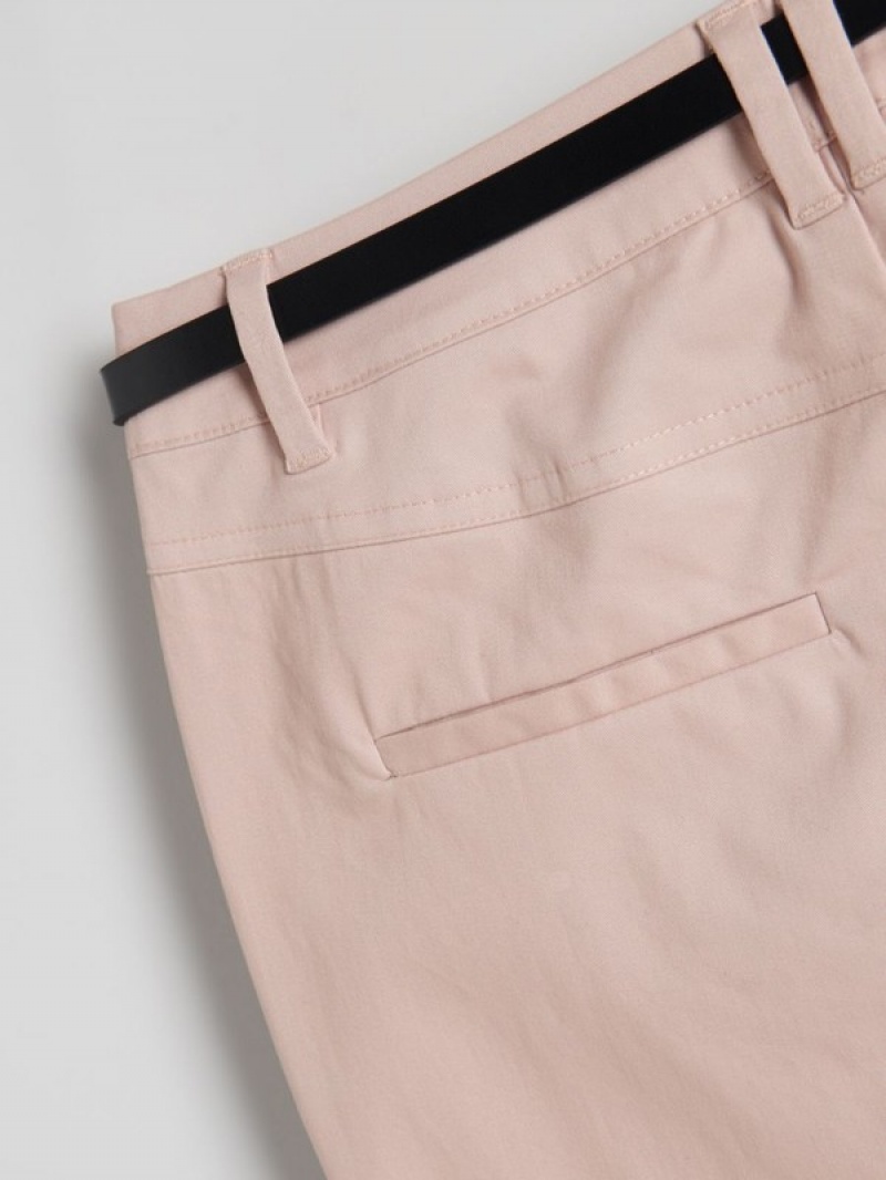 Reserved Chino With Broek Dames Roze | FKOQN-2740