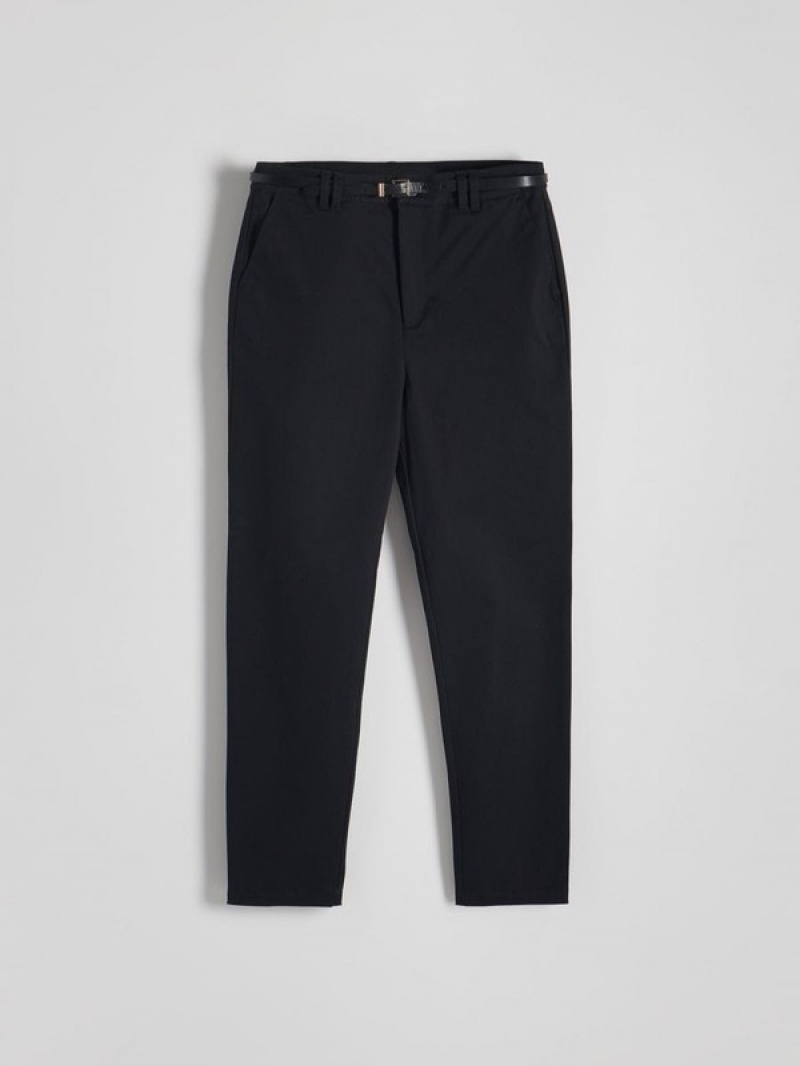 Reserved Chino With Broek Dames Zwart | ZHRWK-4506