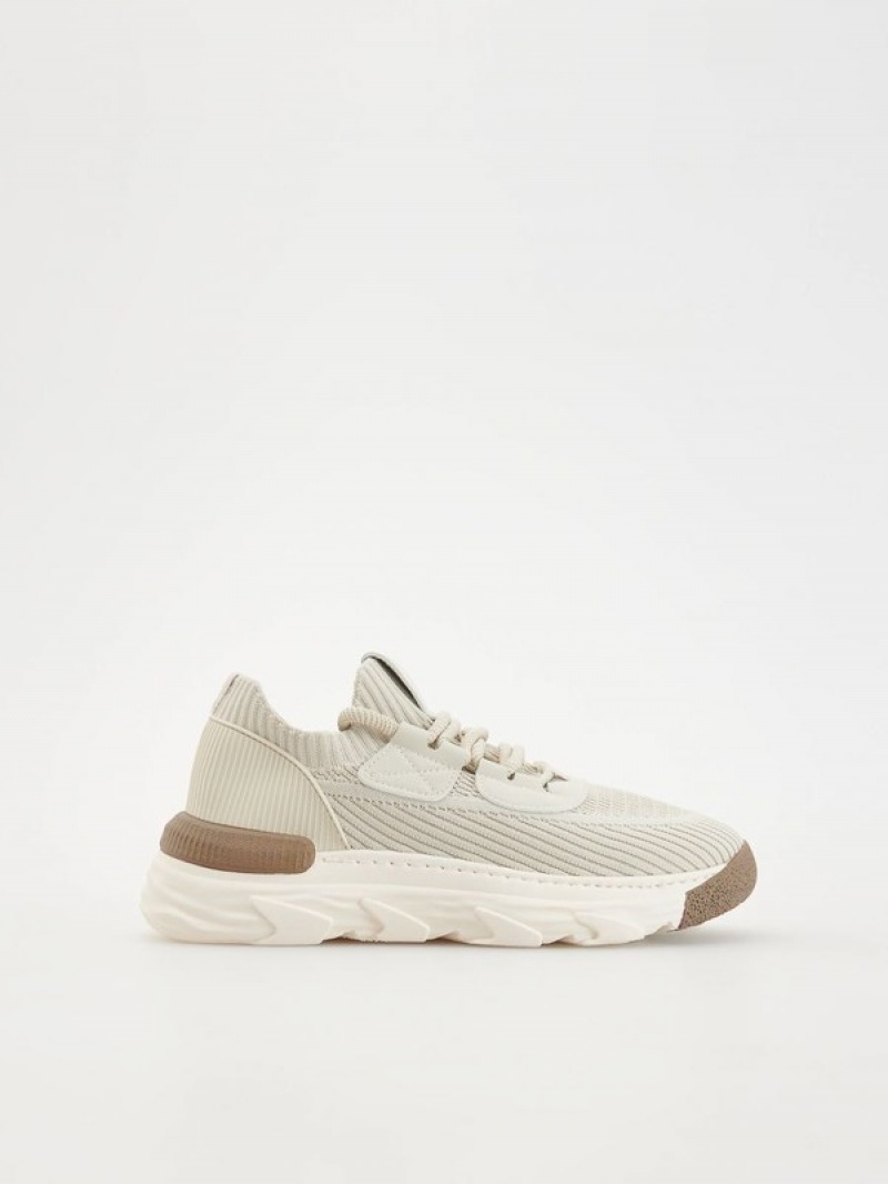 Reserved Combined Schoenen Heren Beige | ELBXF-4759