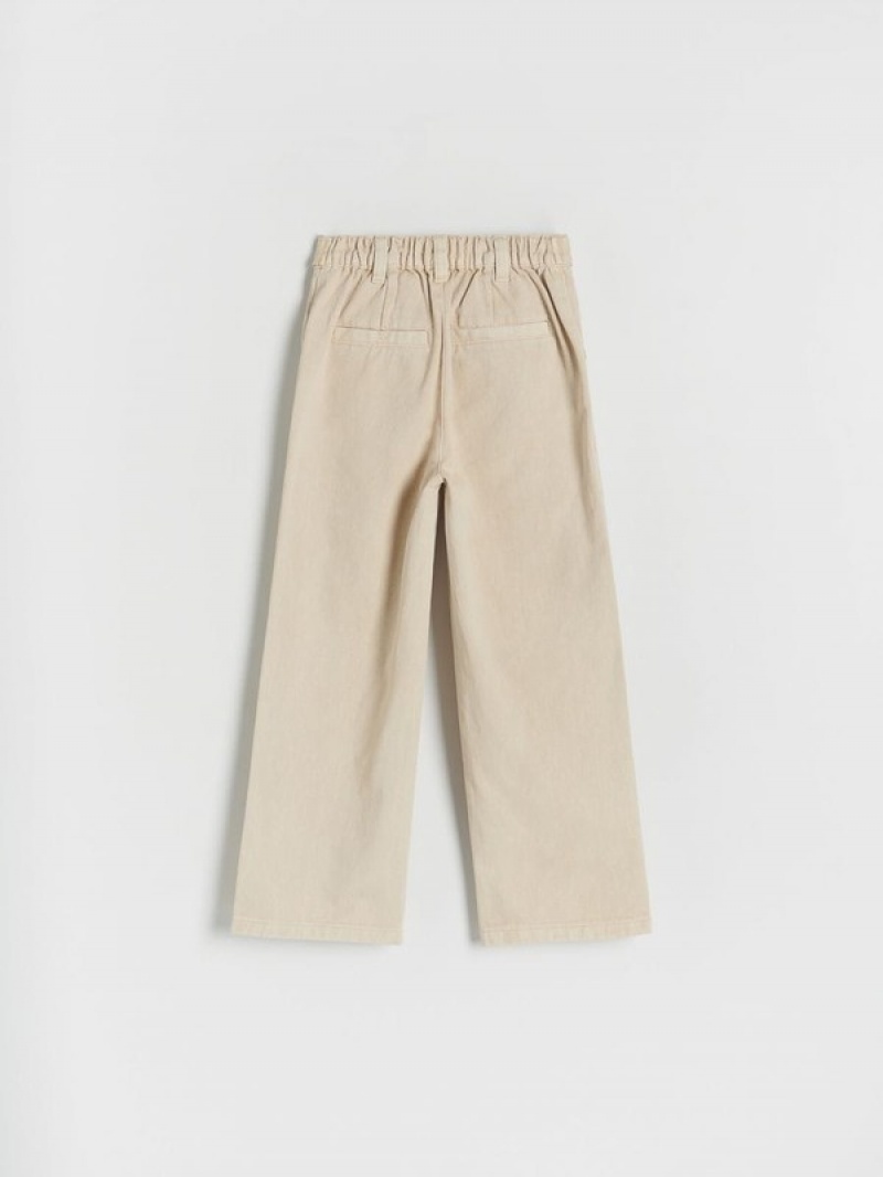 Reserved Cottonbuttons Broek Meisjes Beige | WOYHT-8571