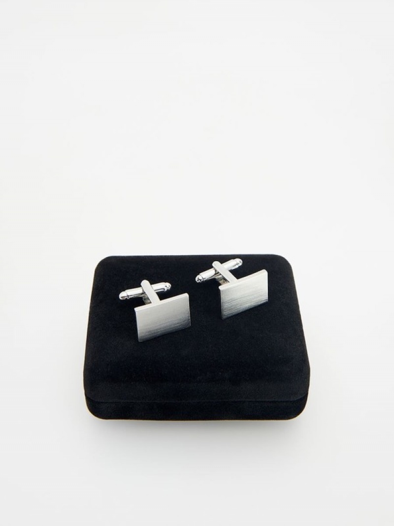 Reserved Cufflinks Riemen Heren Zilver | LKUJD-3058