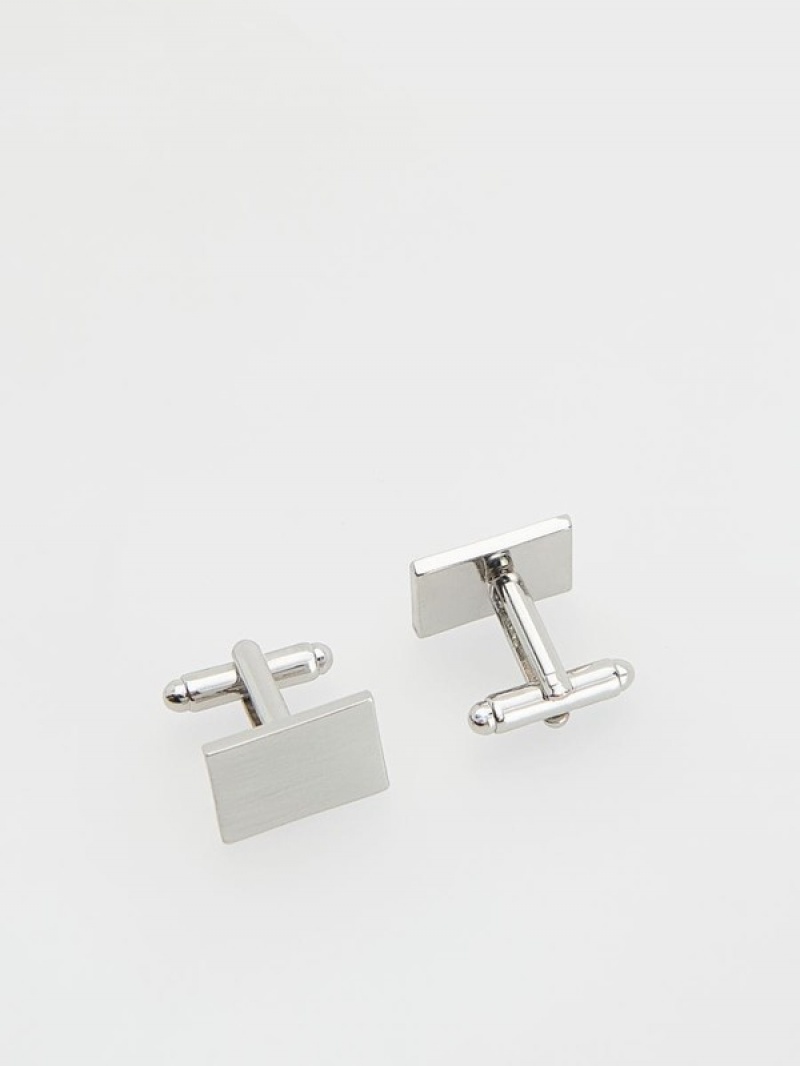 Reserved Cufflinks Riemen Heren Zilver | LKUJD-3058