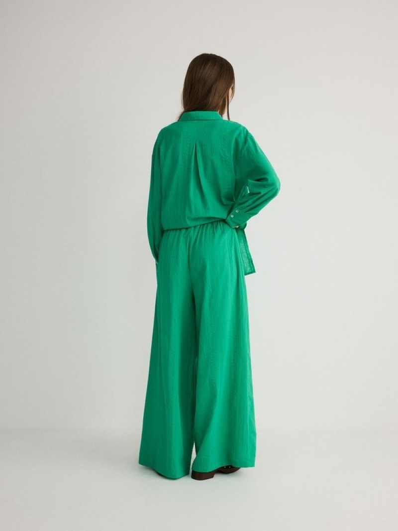 Reserved Culotte Broek Dames Groen | VAZCQ-4572