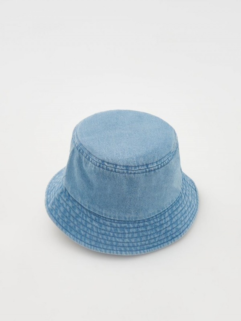 Reserved Denim Bucket Hoeden Meisjes Blauw | VIHKX-4271