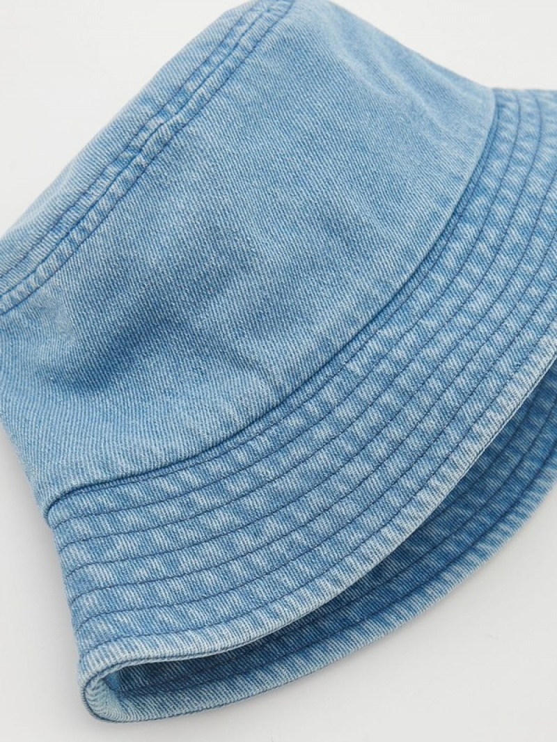 Reserved Denim Bucket Hoeden Meisjes Blauw | VIHKX-4271