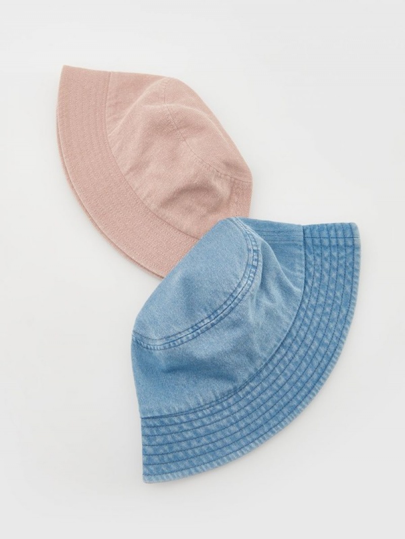 Reserved Denim Bucket Hoeden Meisjes Blauw | VIHKX-4271