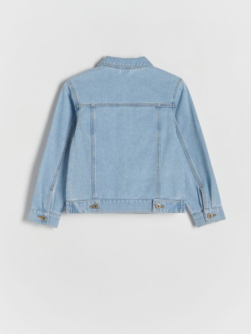 Reserved Denim Jassen Meisjes Blauw | LAGBE-2713