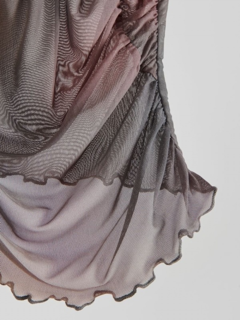 Reserved Drape Detail Overhemd Dames Gekleurd | DXPKW-2430