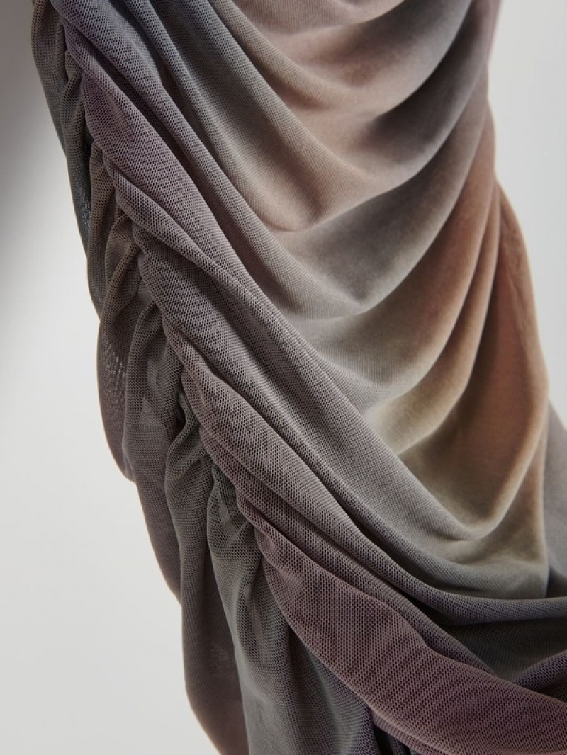 Reserved Draping Jurk Dames Gekleurd | OFUME-1857