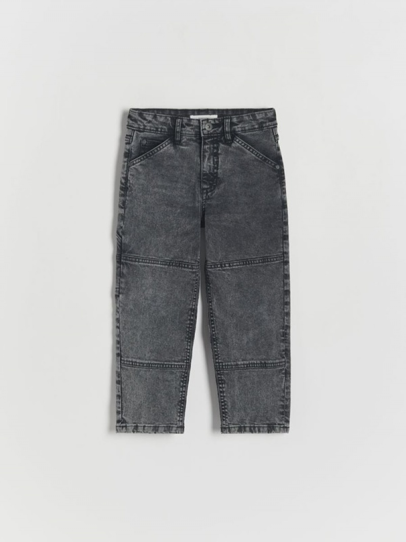 Reserved Elastic Brede Leg Jeans Jongens Lichtgrijs | GXTHN-2763