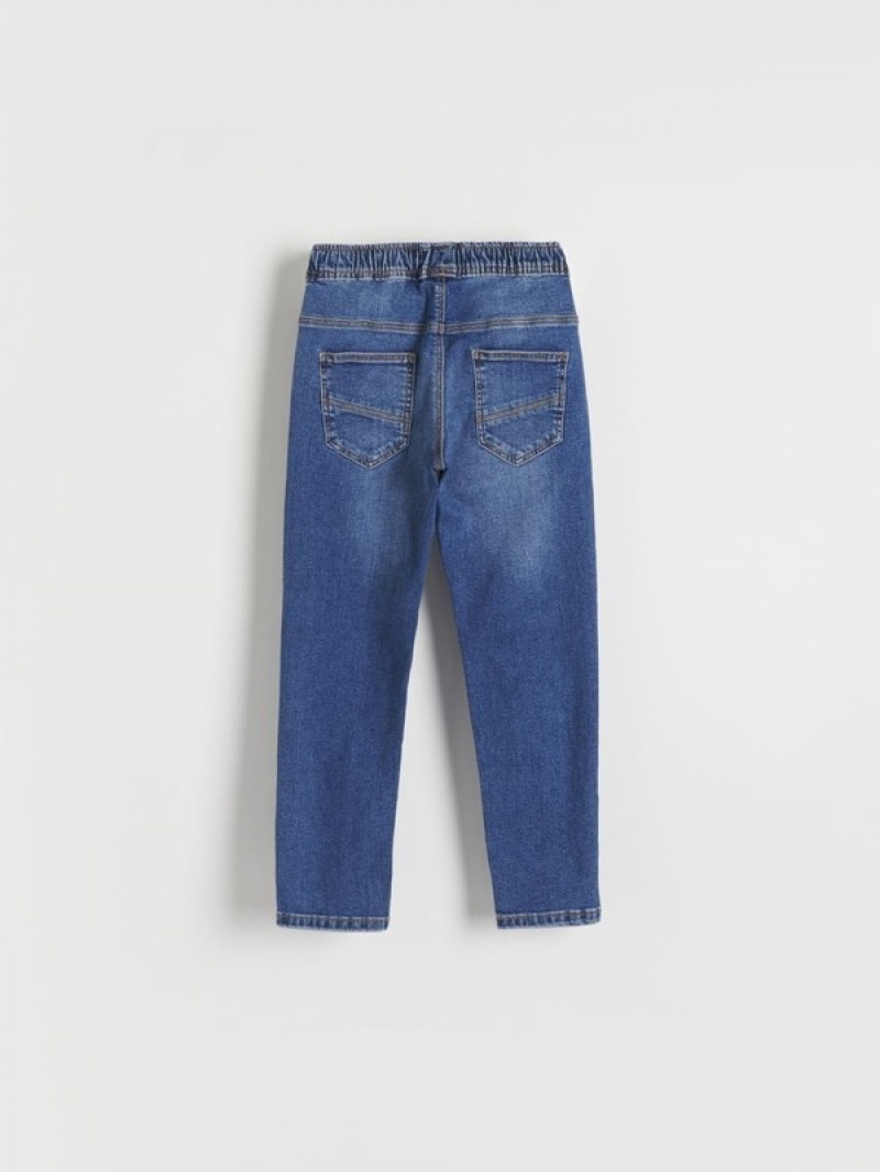 Reserved Elastic Carrot Jeans Jongens Blauw | VKDQC-1374