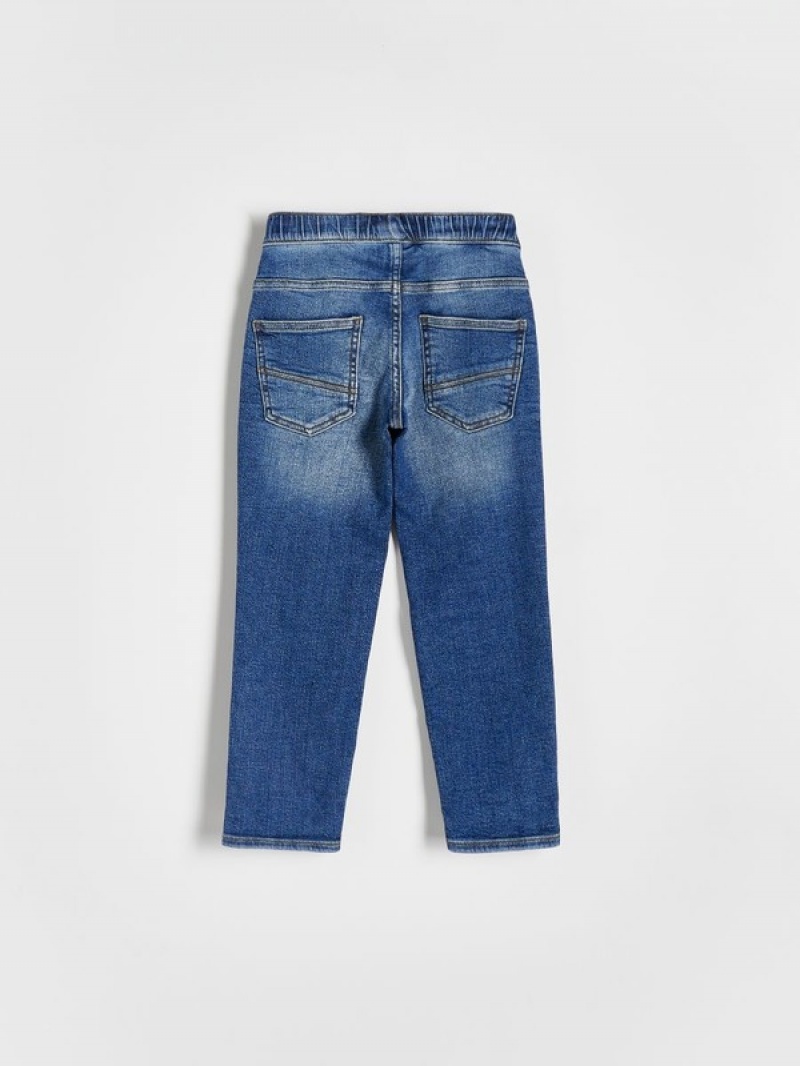 Reserved Elastic Regular Jeans Jongens Donkerblauw | NETOG-1480