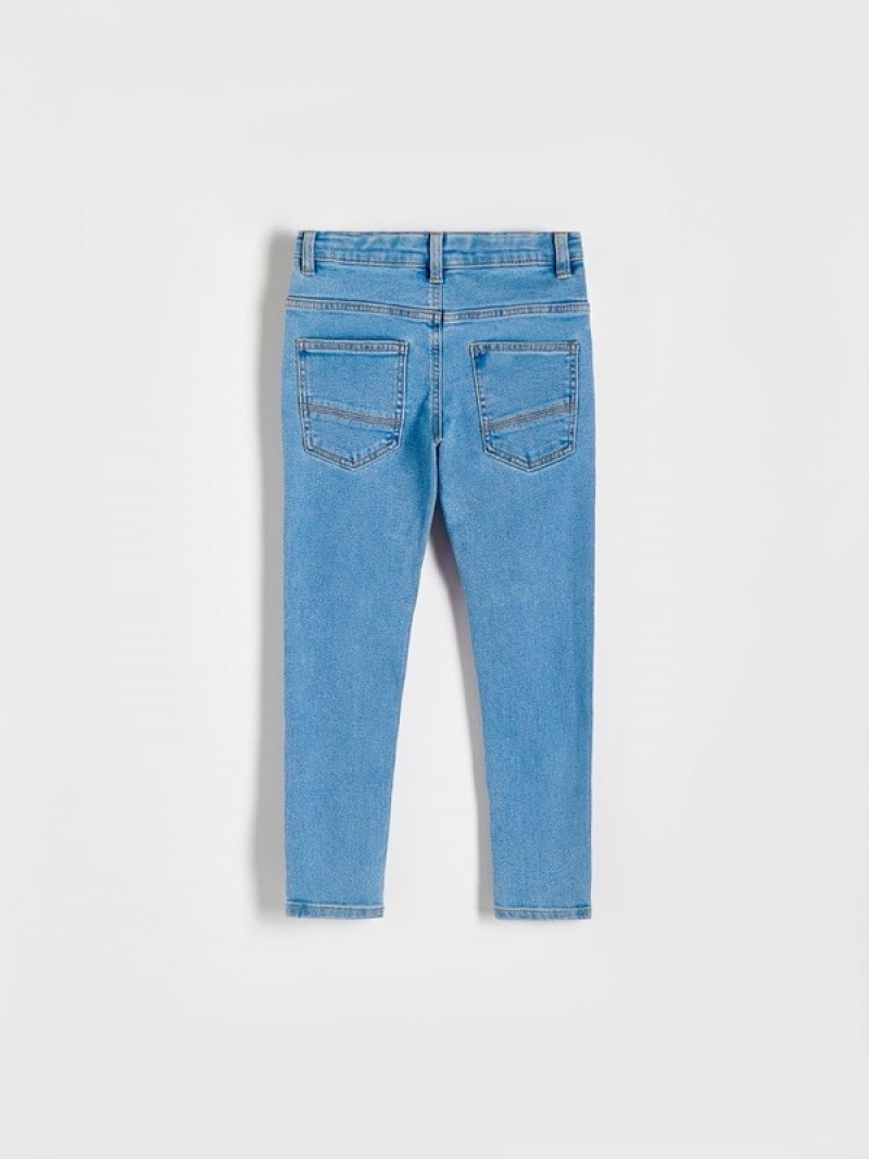 Reserved Elastic Slim Jeans Jongens Blauw | BWSQE-2396