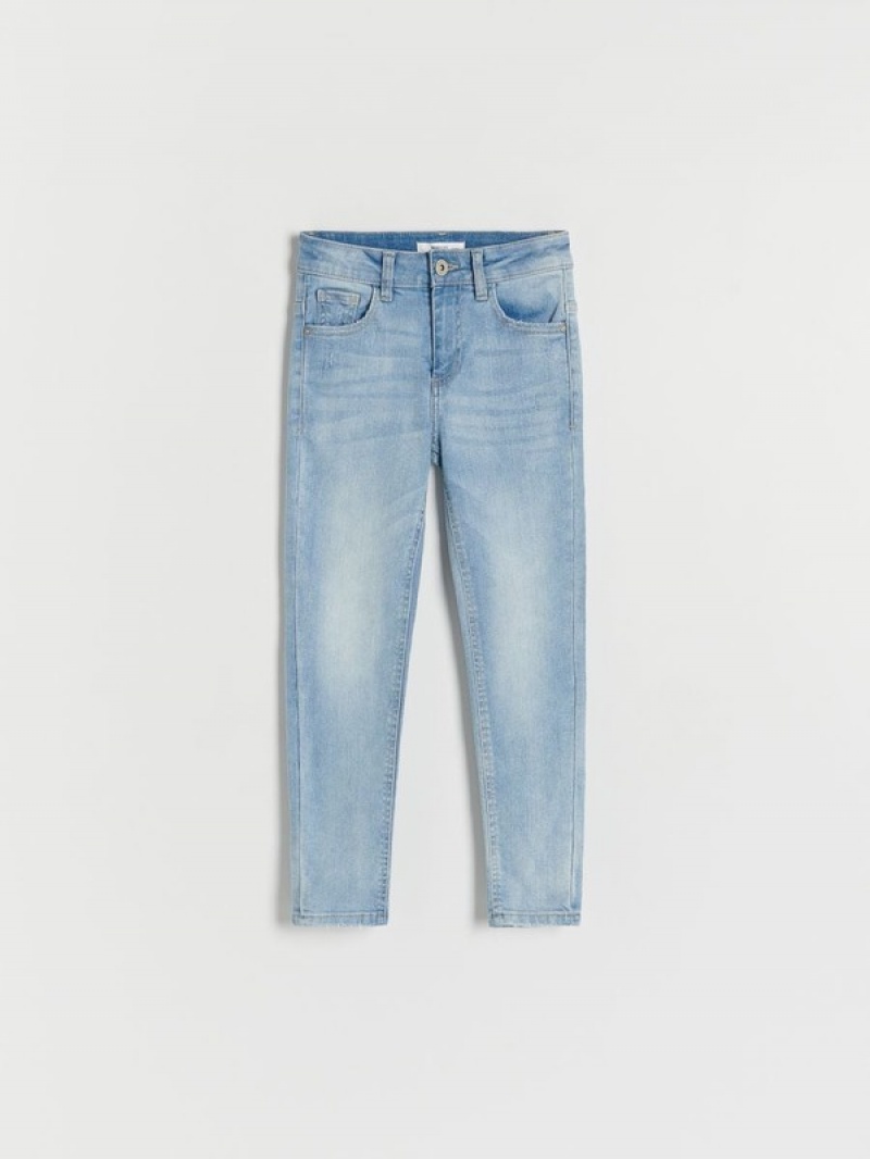 Reserved Elastic Slim Jeans Jongens Blauw | ZDUIB-7085