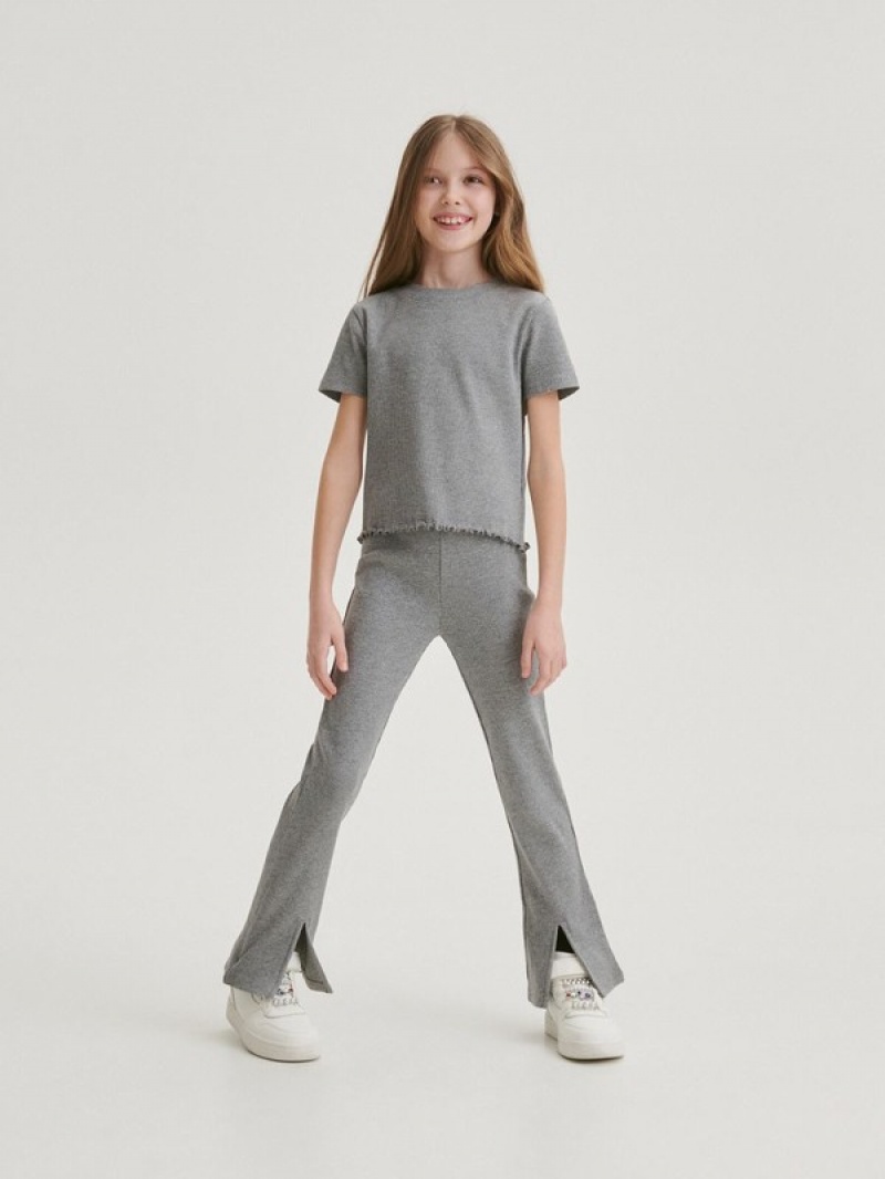 Reserved Flare Broek Meisjes Lichtgrijs | PDKYF-2653