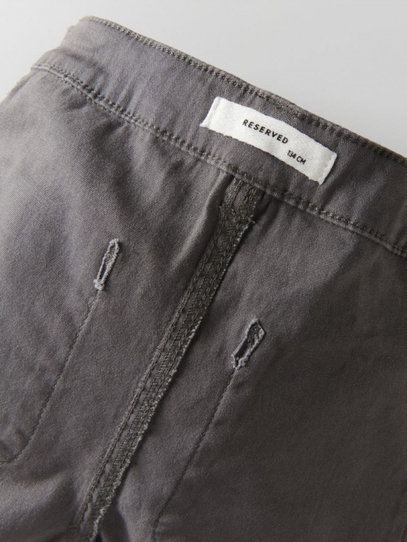 Reserved Flarecargo Pockets Broek Meisjes Donkergrijs | NAHJW-7412