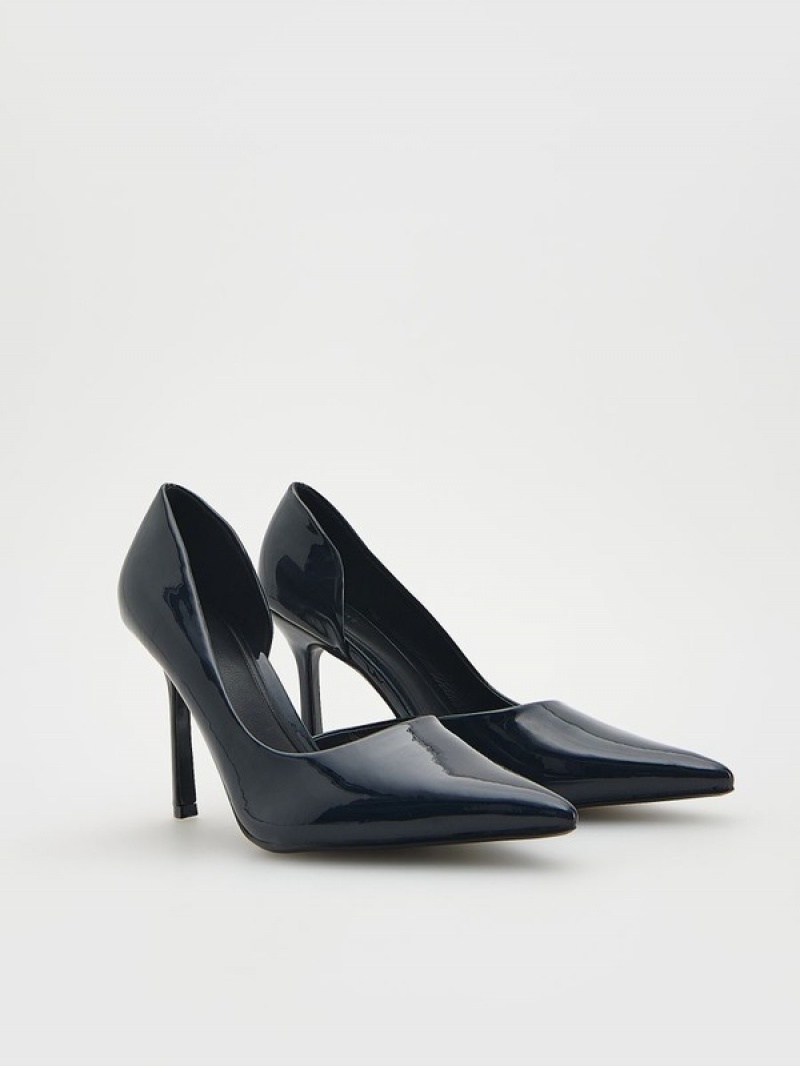 Reserved High Pumps Hakken Dames Donkerblauw | DULYN-9201