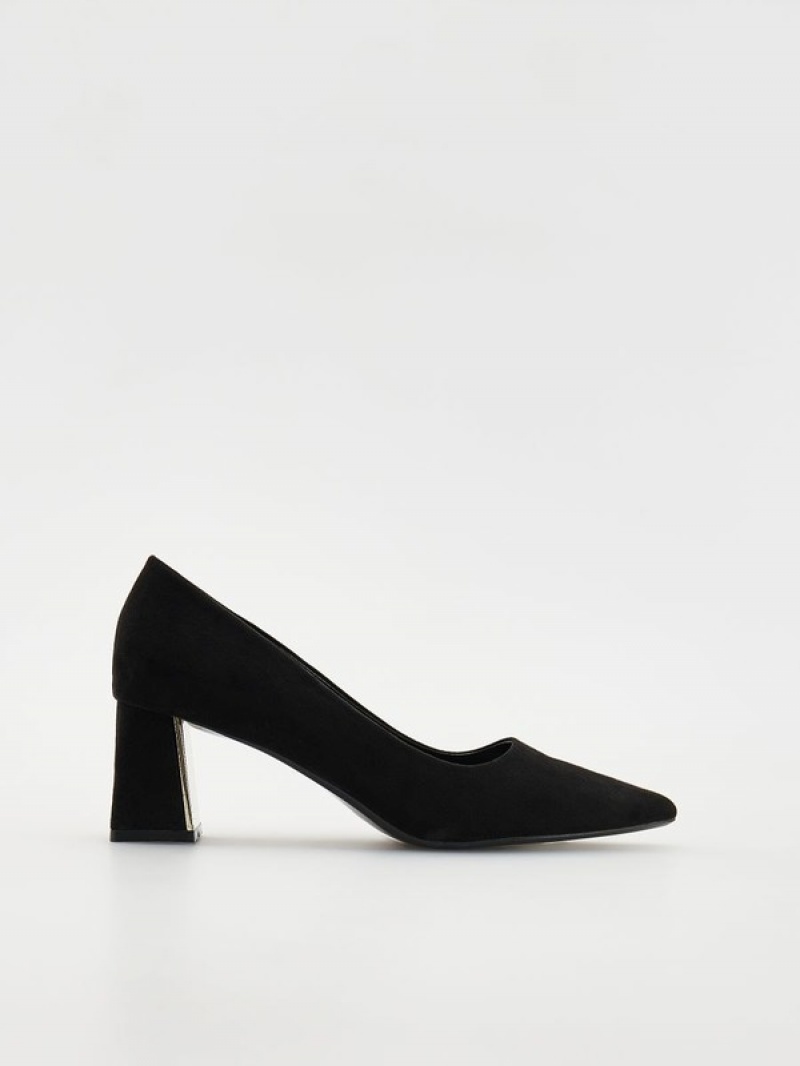 Reserved High-heeled Pumps Hakken Dames Zwart | DUOVS-2408