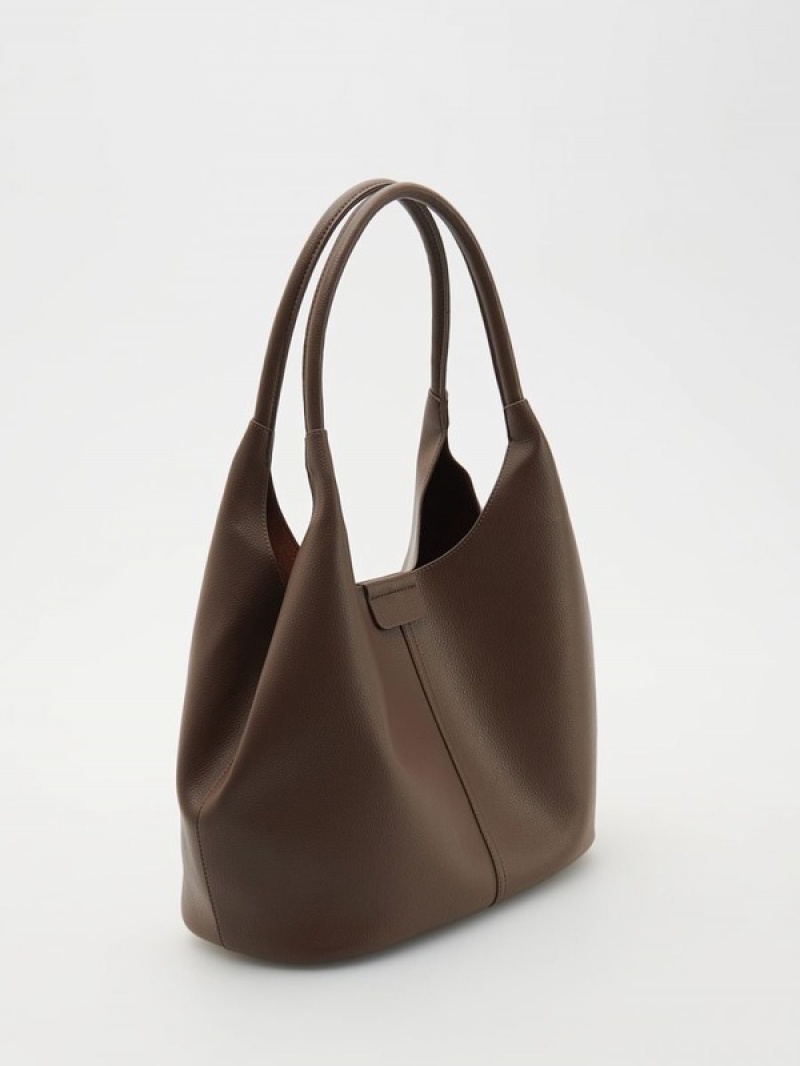 Reserved Hobo Tassen Dames Bruin | NXJVF-2905